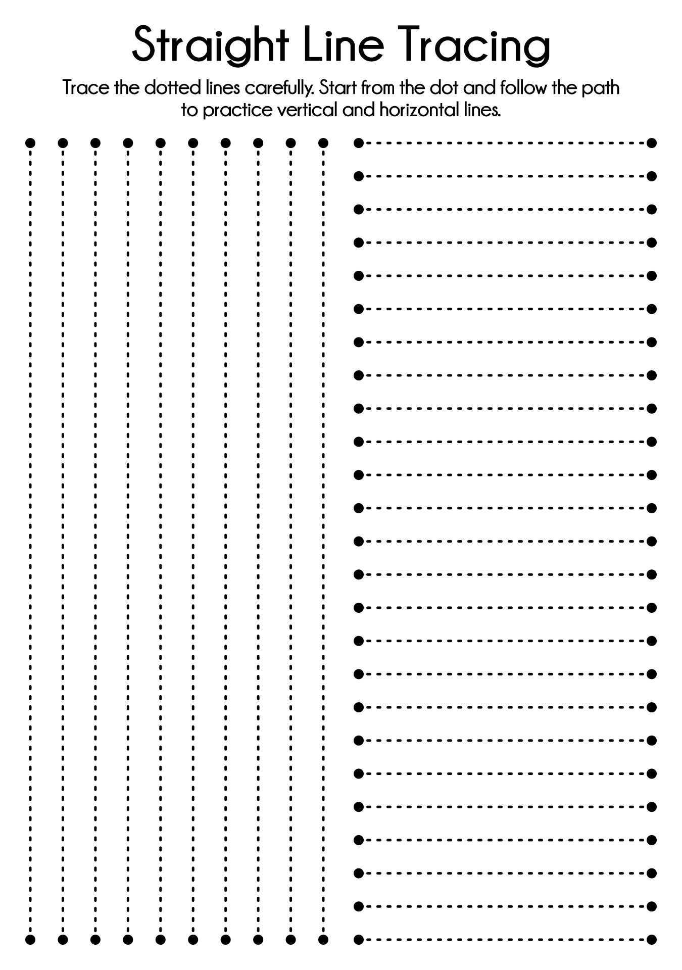 Horizontal And Vertical Lines Worksheet Word Worksheet