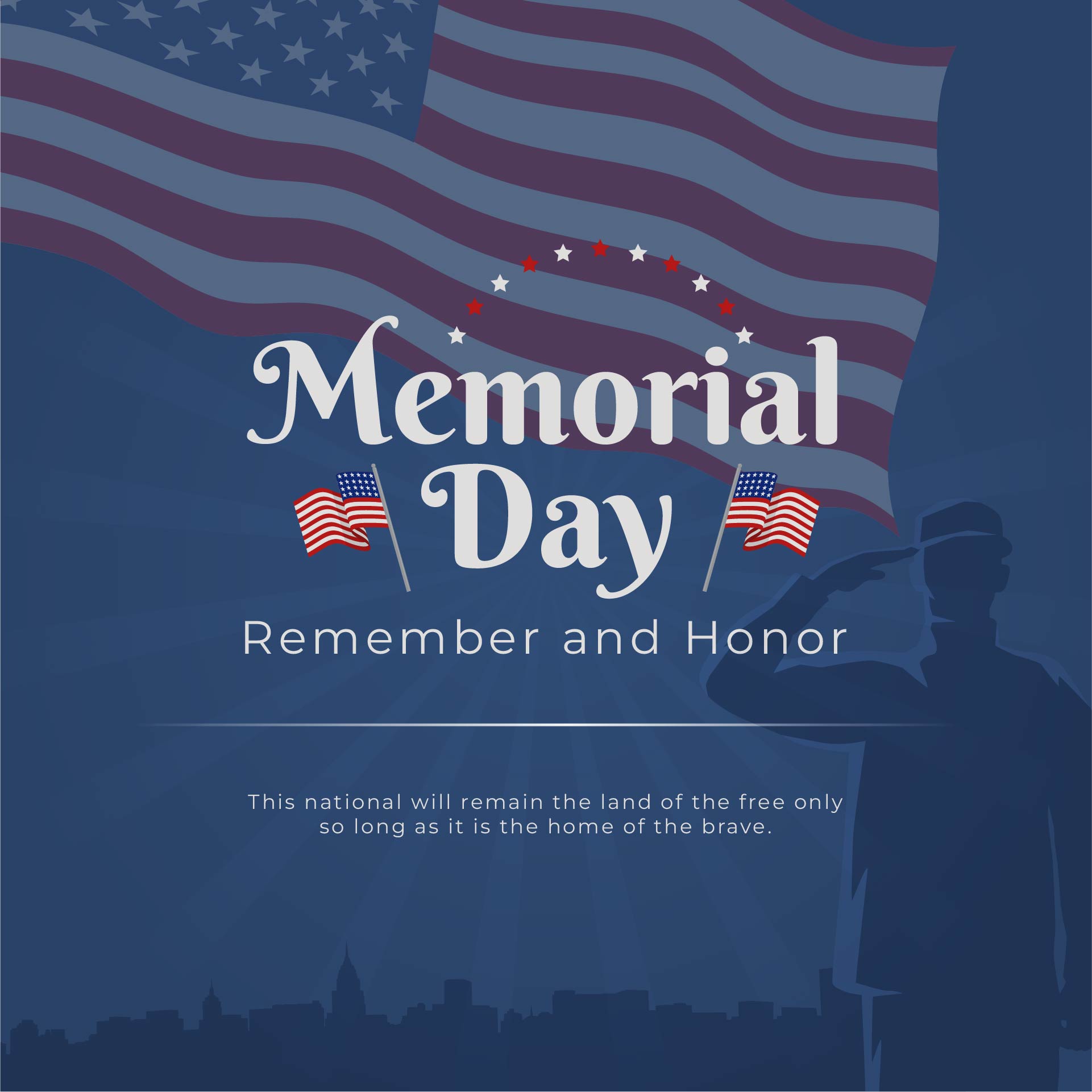 Happy Memorial Day Printable