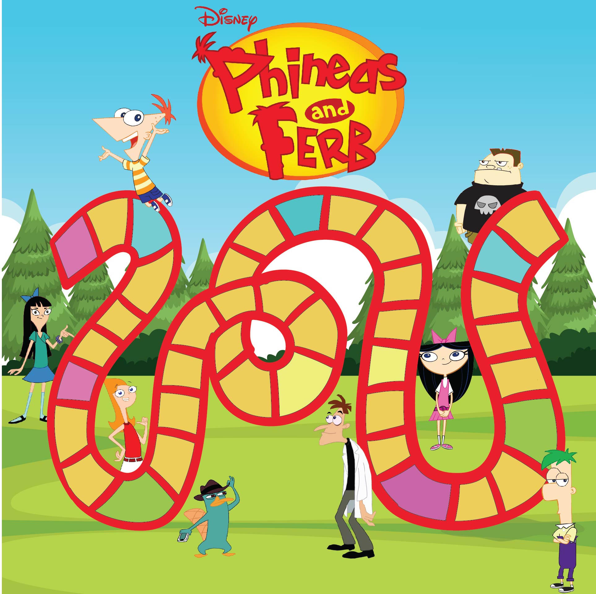 Phineas and Ferb Board Game