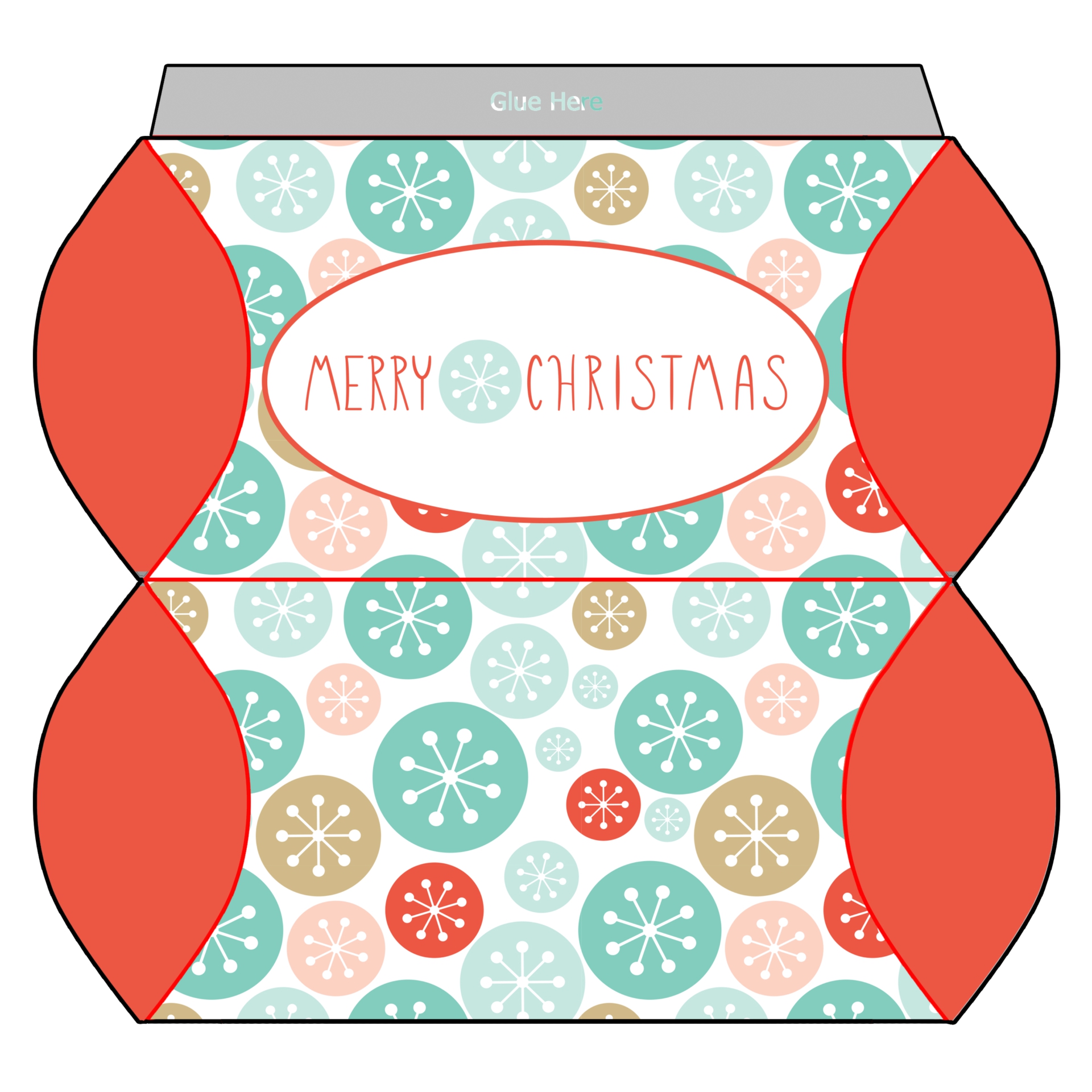 Christmas Box Template 10 Free PDF Printables Printablee