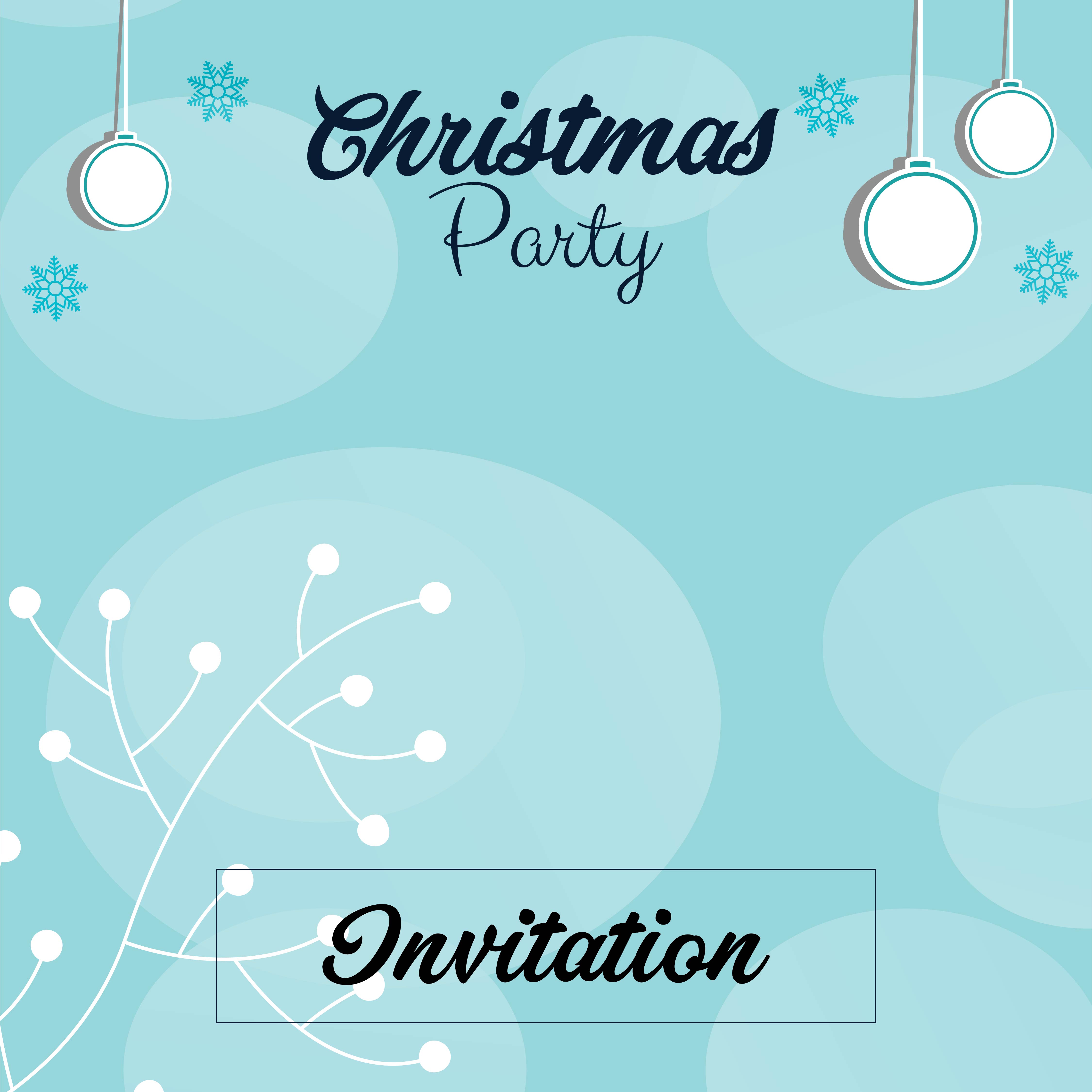 Christmas Invitations Templates Free