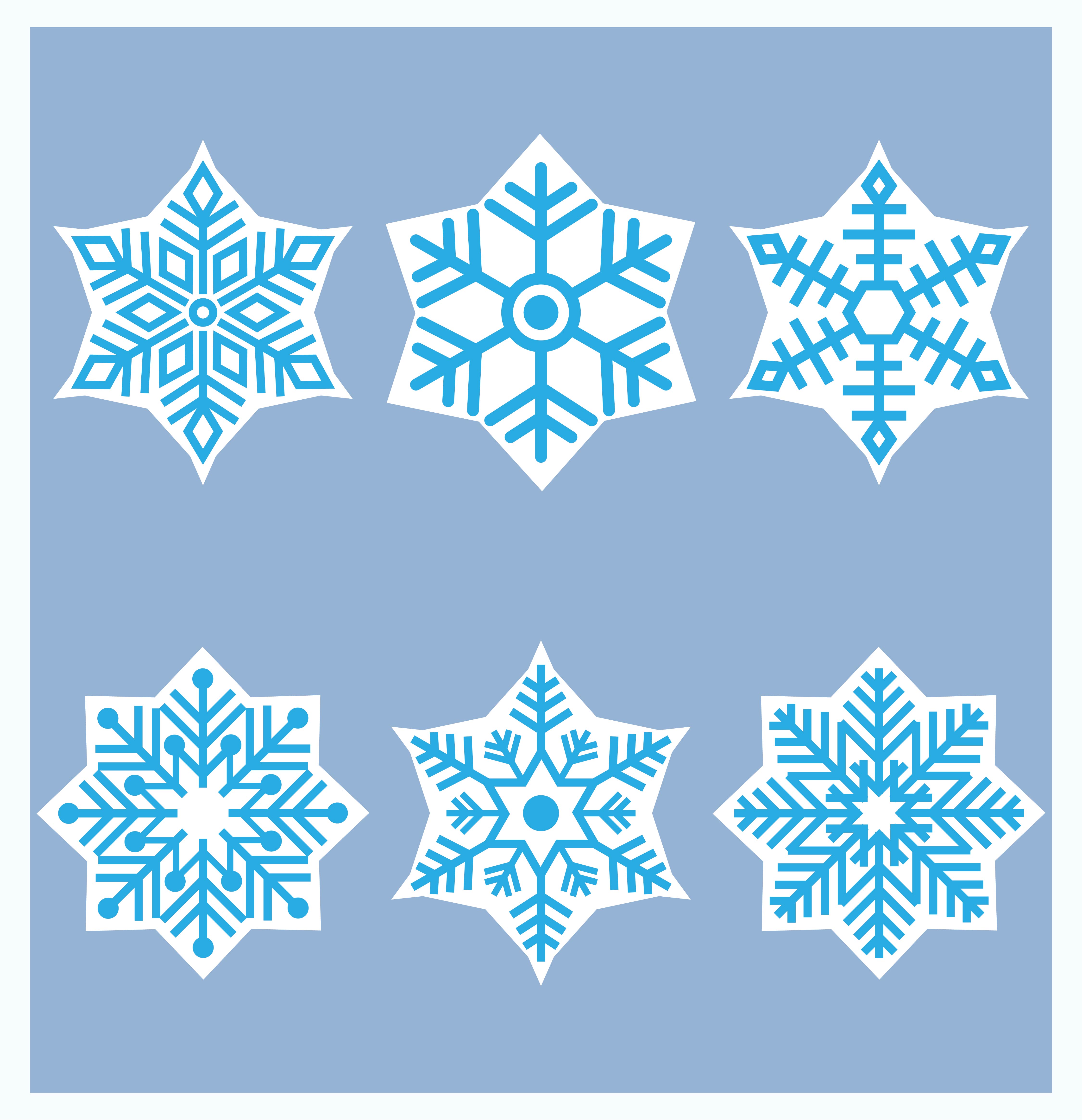 Printable Felt Snowflake Ornament Patterns