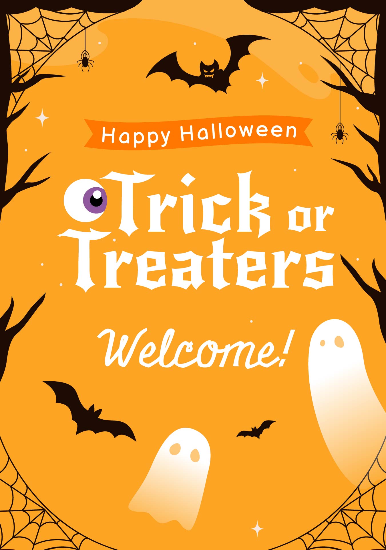 Printable Trick Or Treat Signs Printable Word Searches
