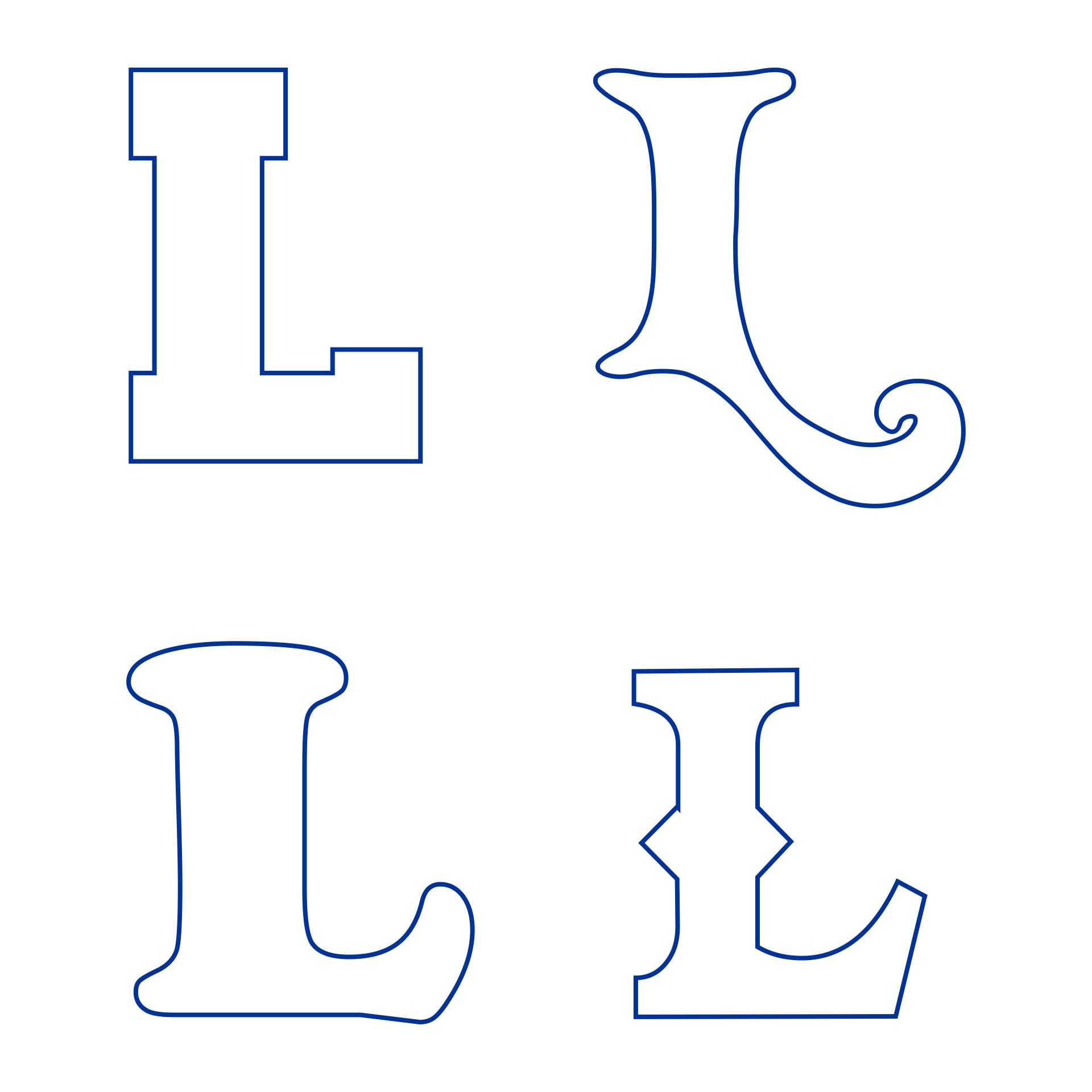 Letter L Craft Template