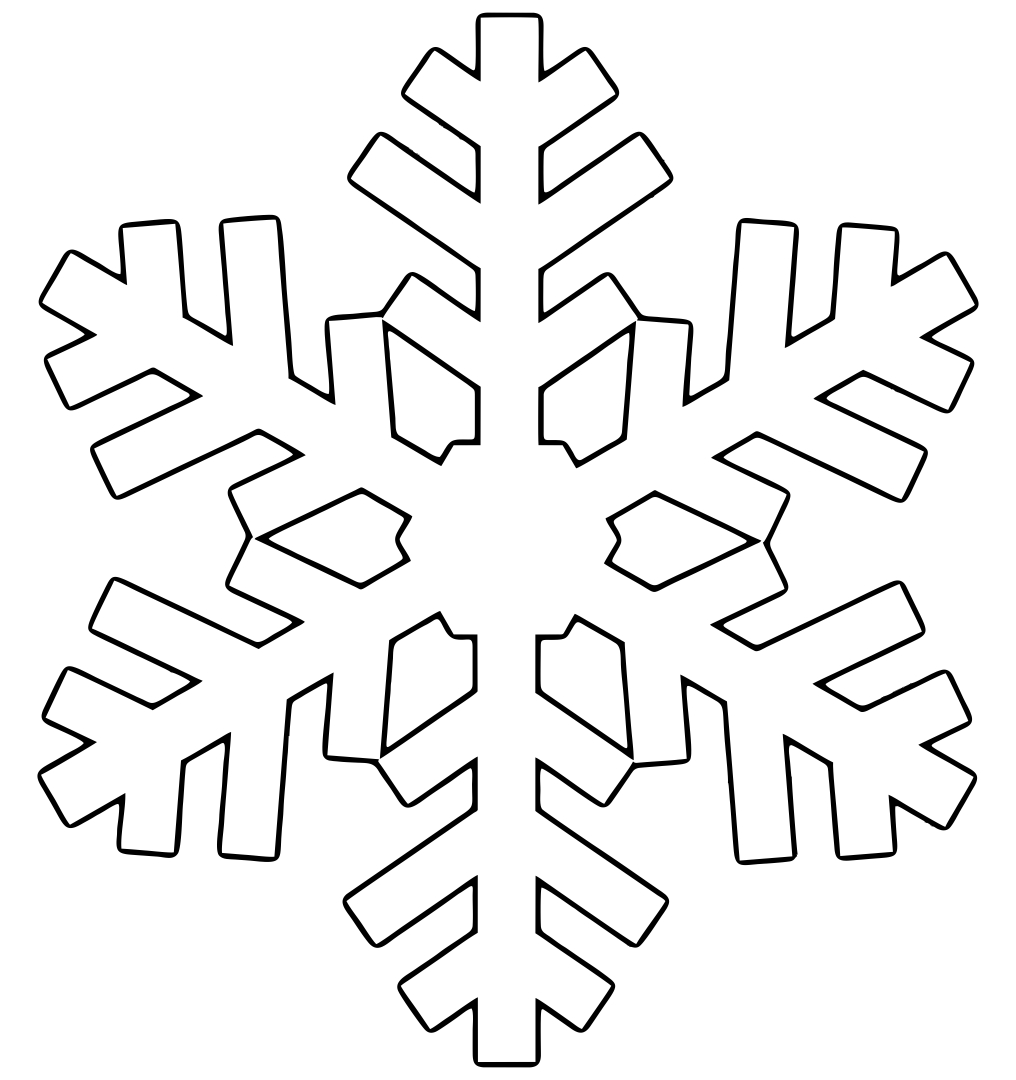 Print Out Snowflake Templates