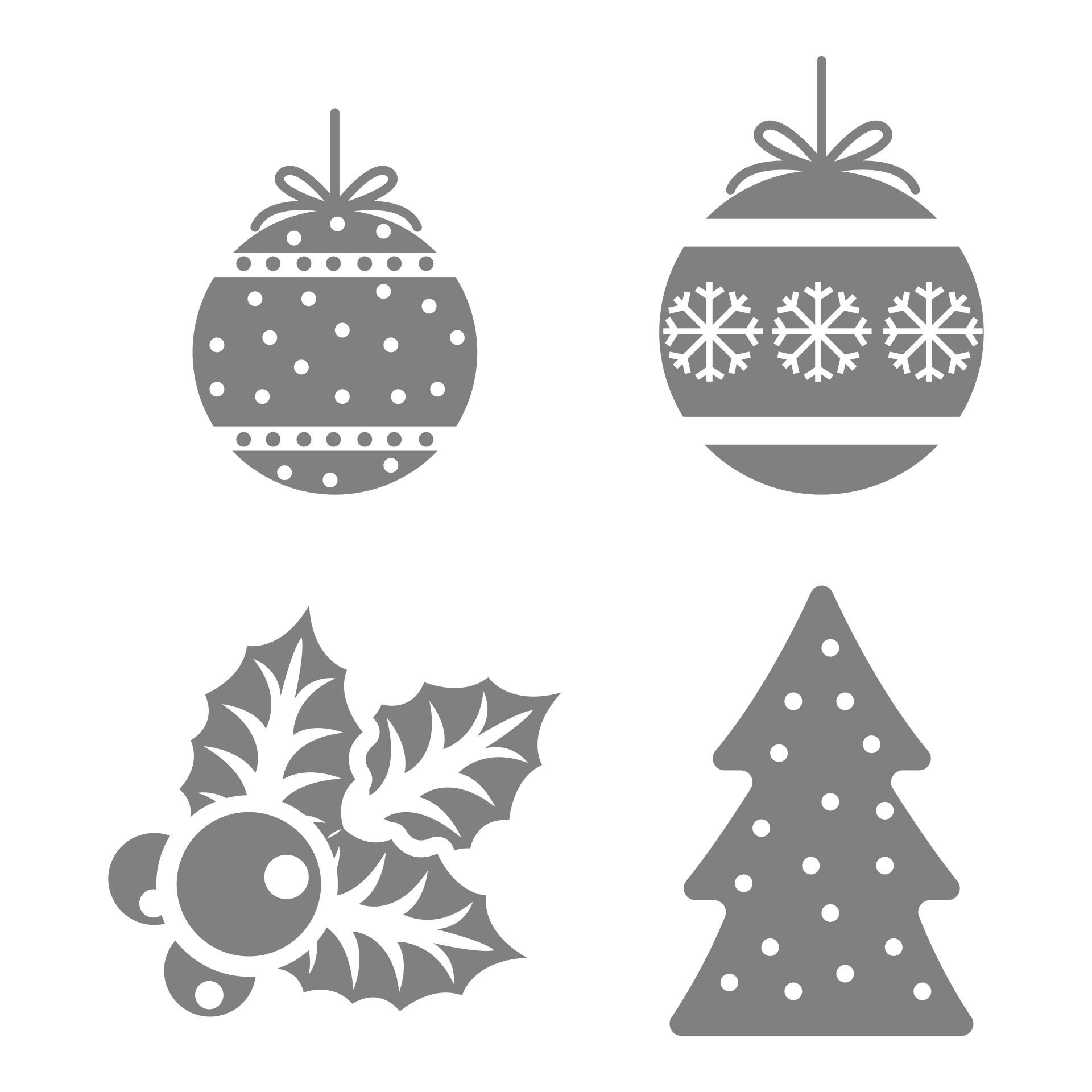 Printable Christmas Stencil Templates