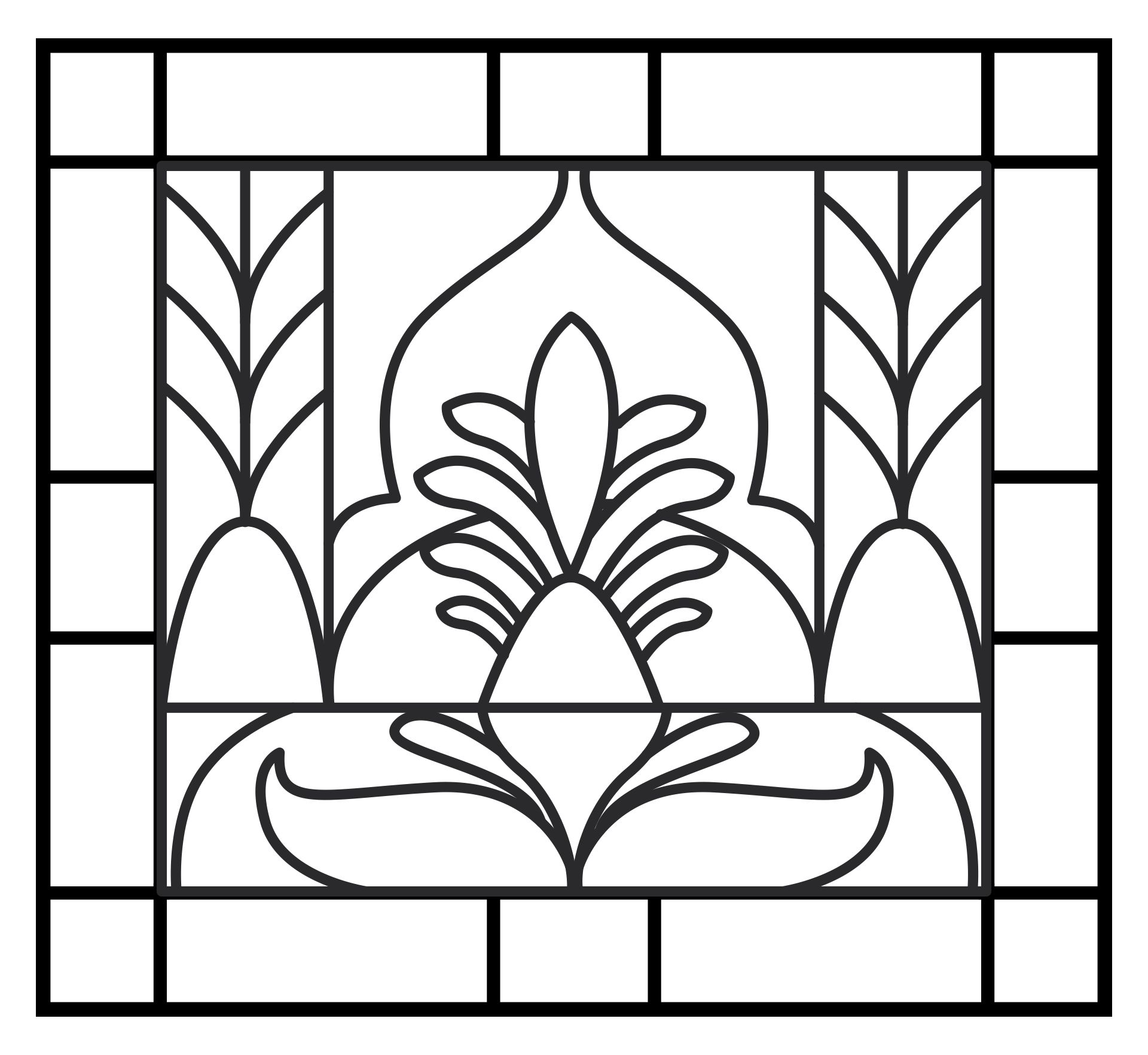 daisy-stained-glass-patterns-printable