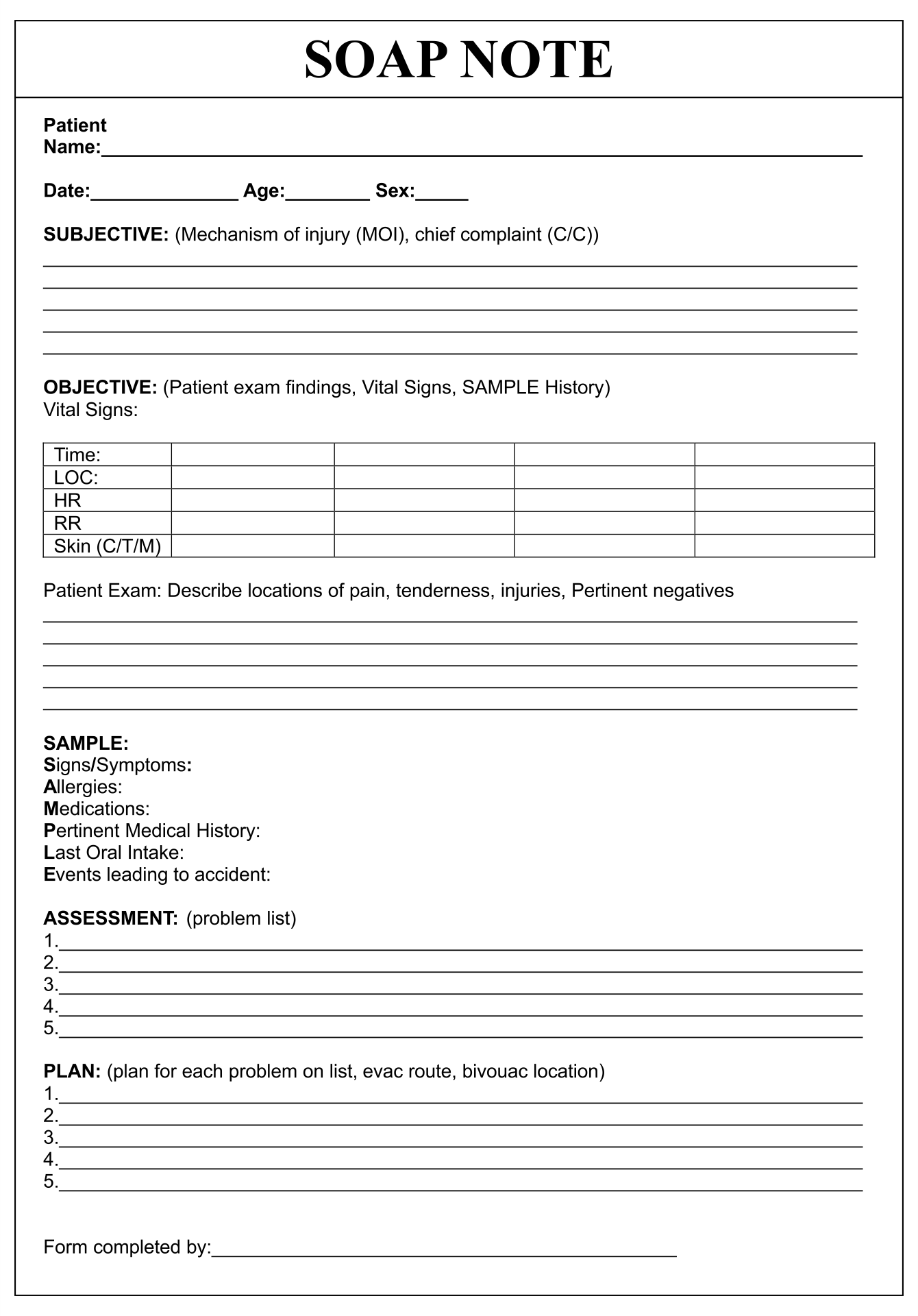 20 Best Printable Counseling Soap Note Templates - printablee.com Throughout Patient Progress Notes Template Word