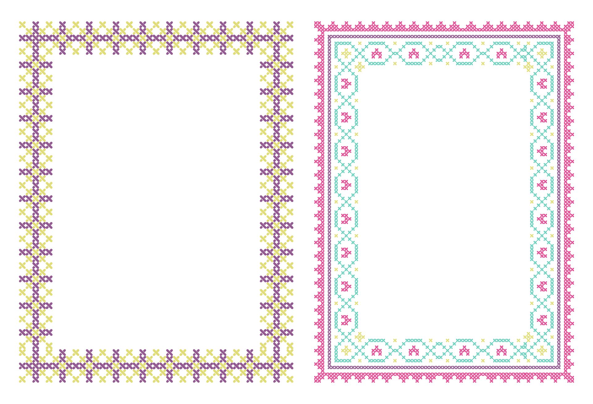 Counted Cross Stitch Border Patterns