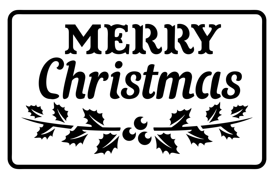  Christmas Printable Stencil Patterns