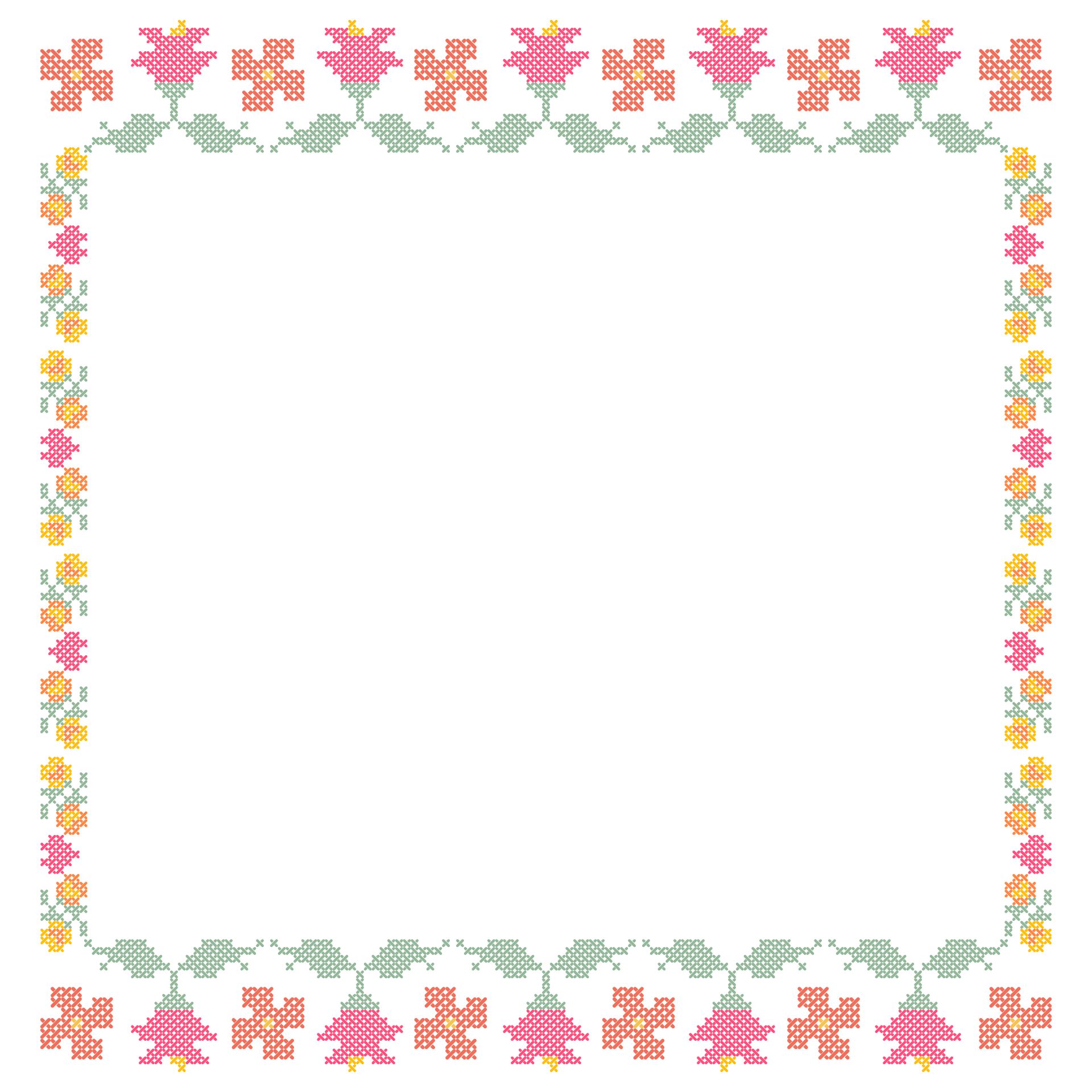 10 Best Printable Cross Stitch Borders PDF For Free At Printablee