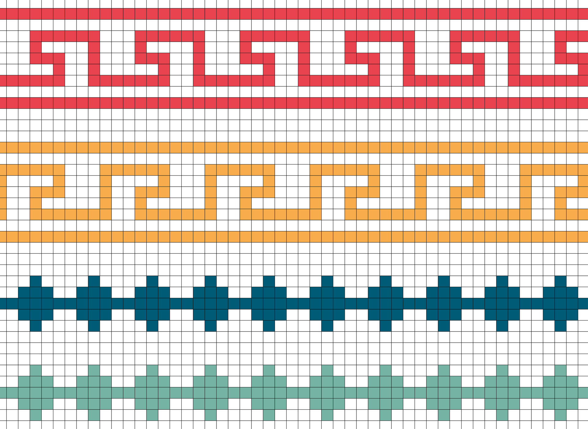 Printable Cross Stitch Borders