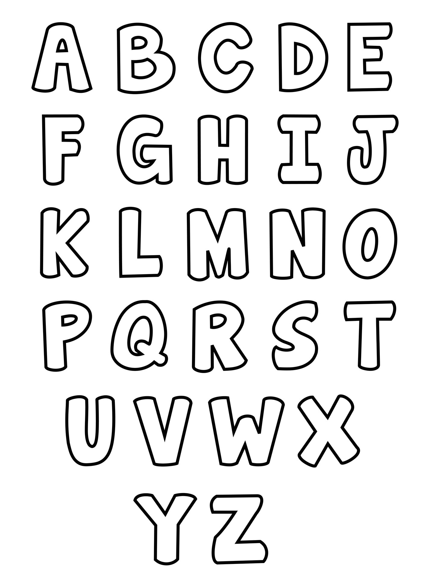 Printable Letter Stencil Patterns