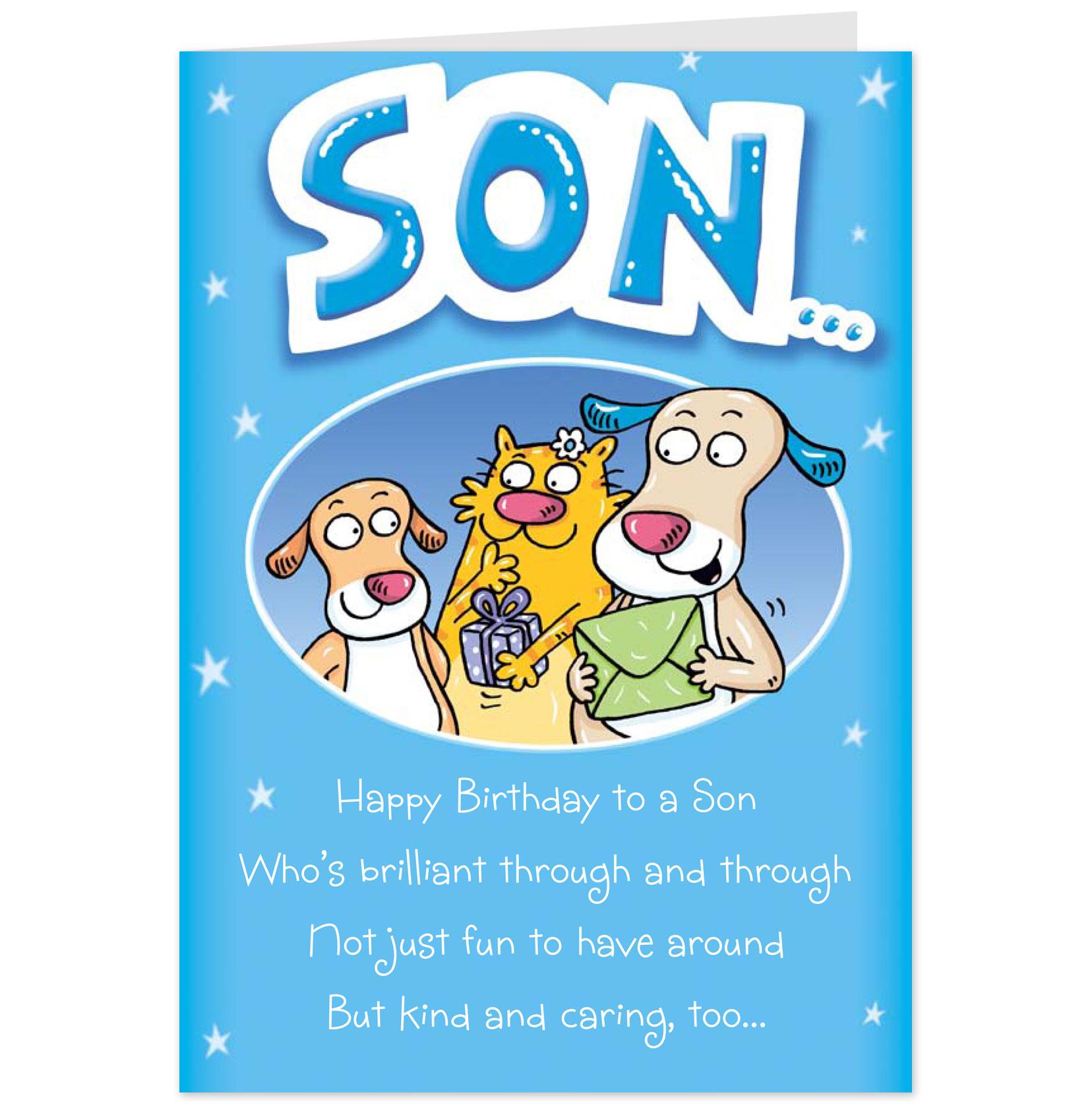 Free Printable Son Birthday Cards - Printable World Holiday