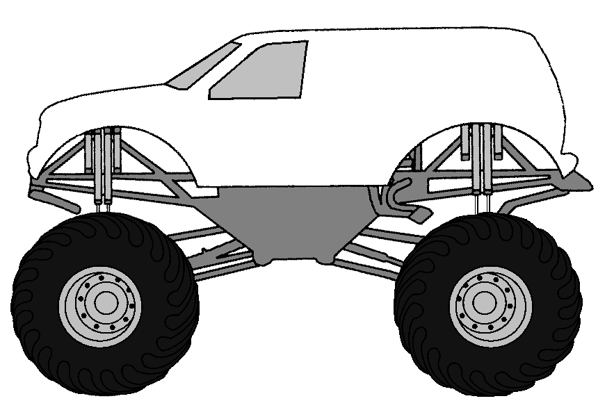 8 Best Images of Monster Truck Template Printable.