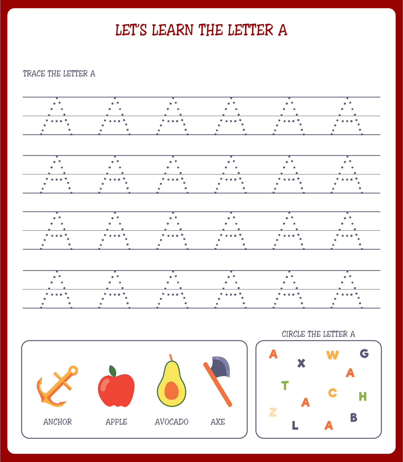 7 Best Images of Free Printable Tracing Letters - Preschool Worksheets ...