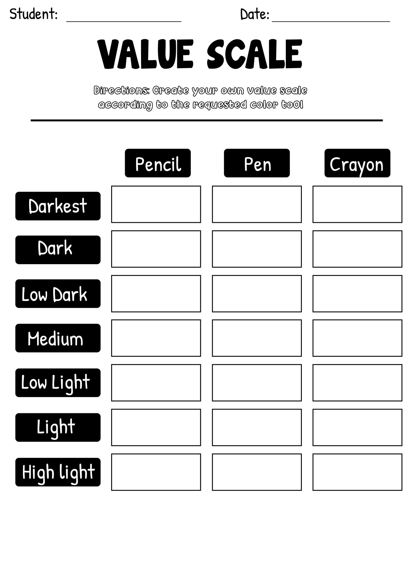 10 Best Value Scale Worksheet Printable PDF For Free At Printablee