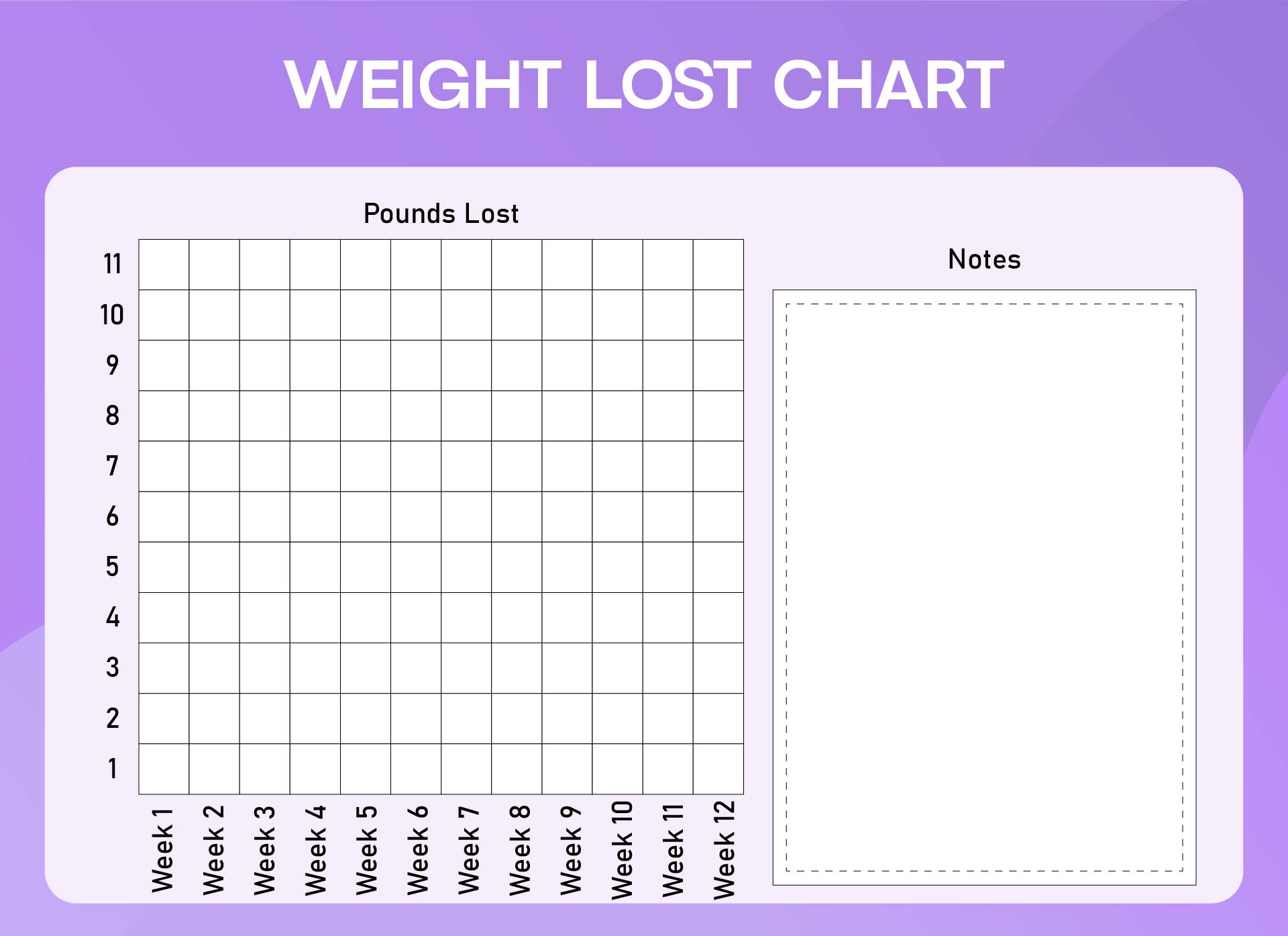 10 Best Weight Loss Charts Printable Monthly PDF For Free At Printablee