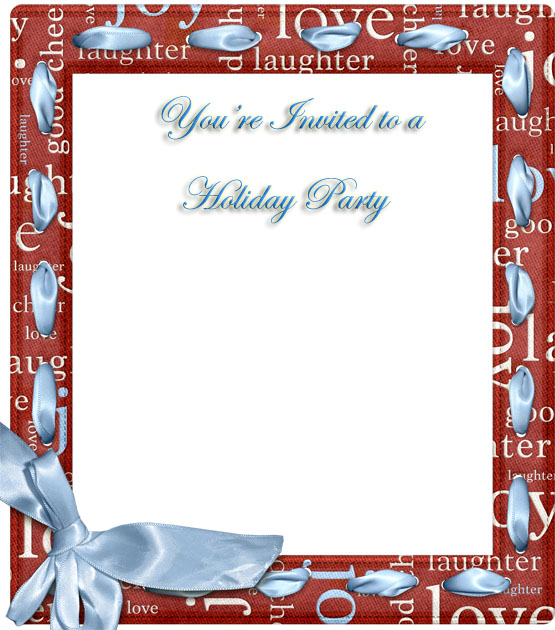Printable Christmas Invitation Templates