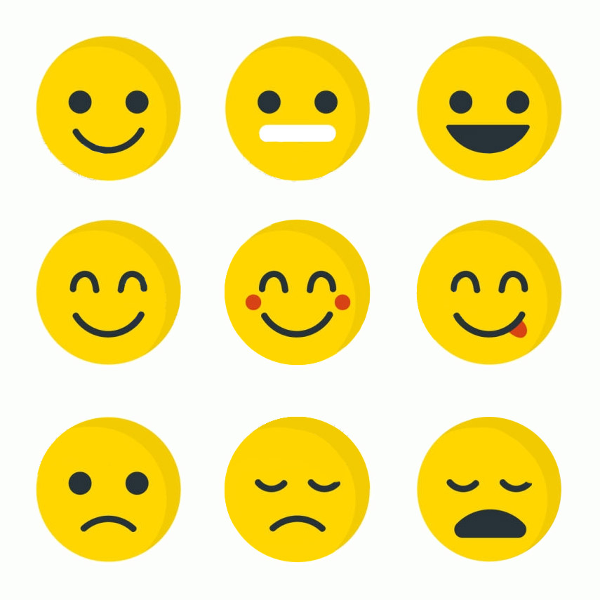 Emotion Emojis Printable - Printable Templates