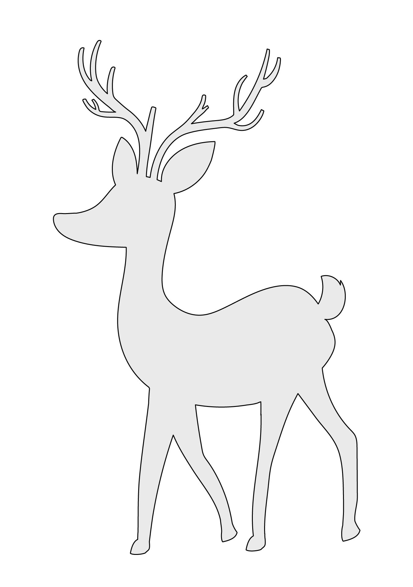 Reindeer Stencils Printable