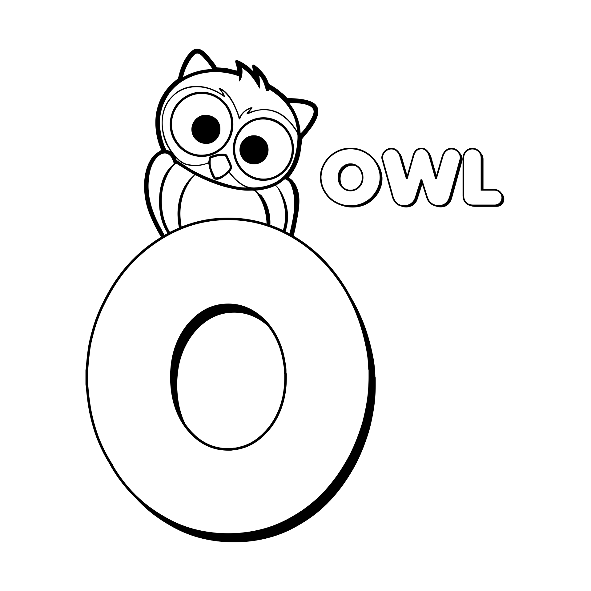 Letter O Coloring Pages