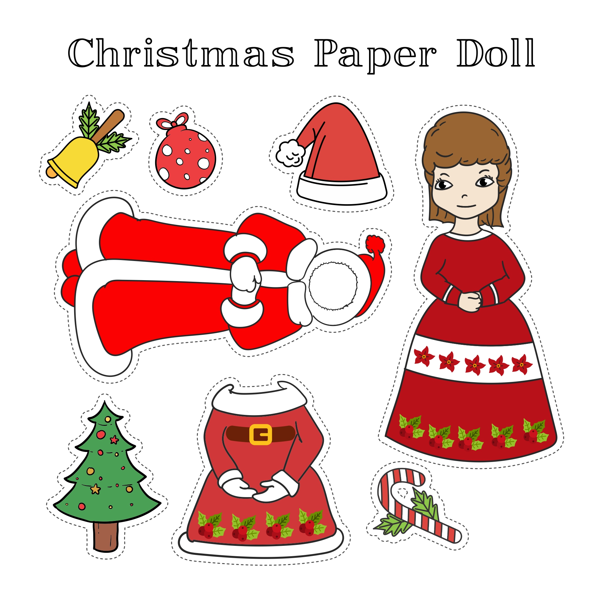 Paper Doll Printable Crafts