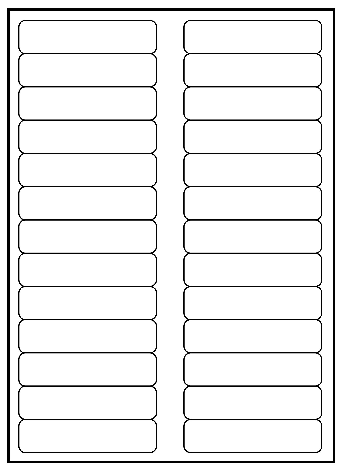 Printable Tab Inserts Template Pendaflex / Avery Big Tab Inserts For Dividers 5 Tab 11122 ...