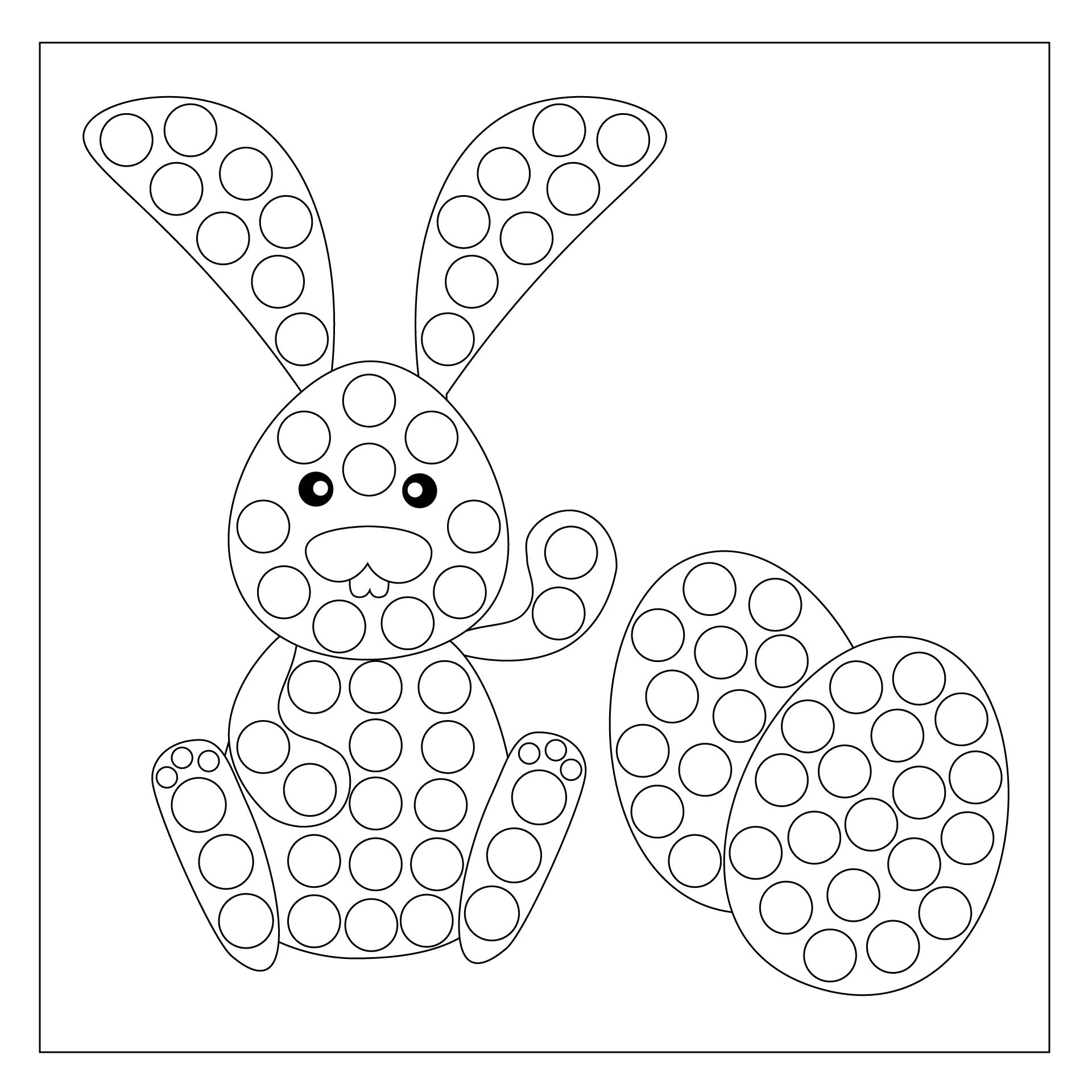 Do a Dot Art Printables Easter