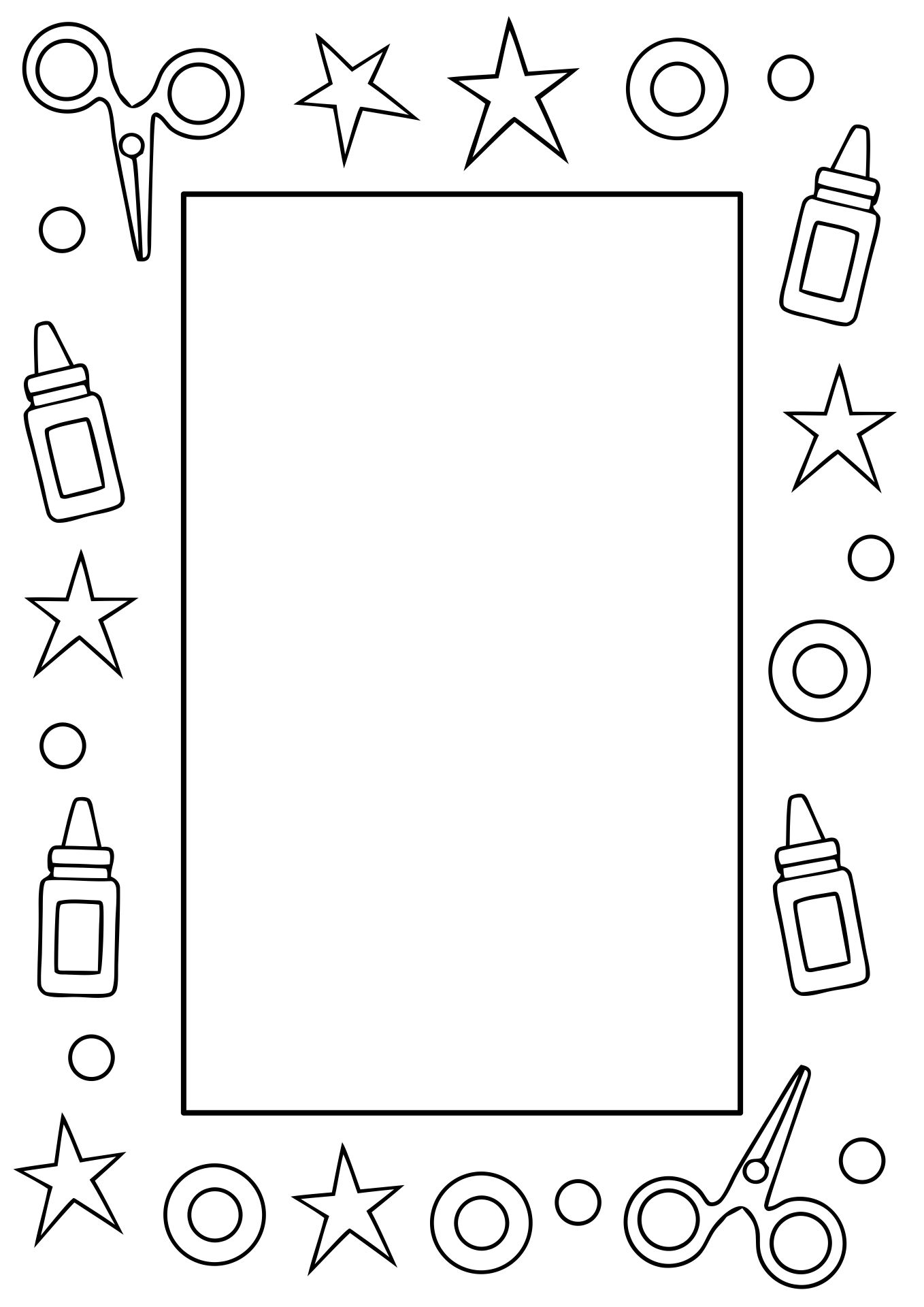 10 Best Free Printable Snowflake Borders PDF For Free At Printablee
