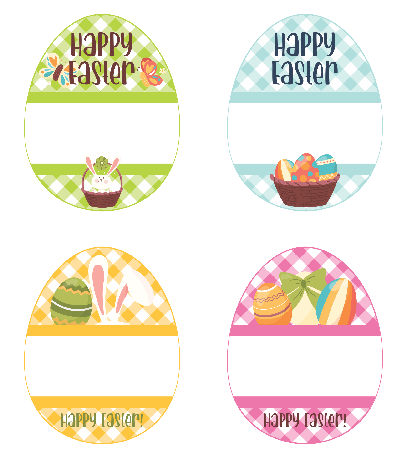 Printable Easter Gift Tags