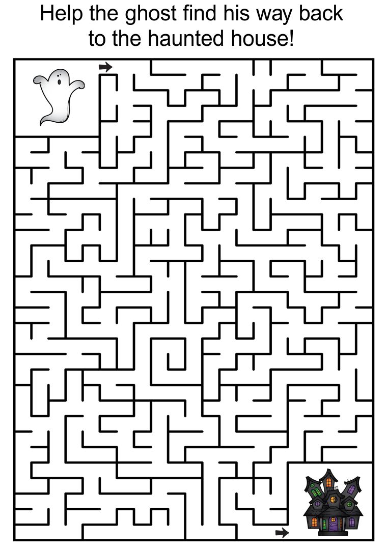 15 Best Printable Halloween Mazes And Puzzles Printablee 15-best-printable-halloween-mazes-and-puzzles-printablee