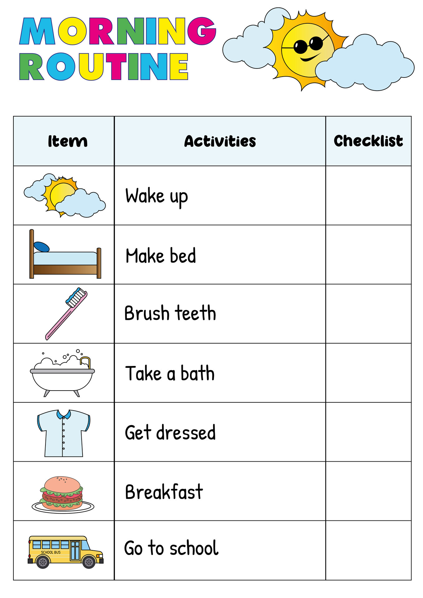 Free Printable Daily Schedule For Kids Titanholoser