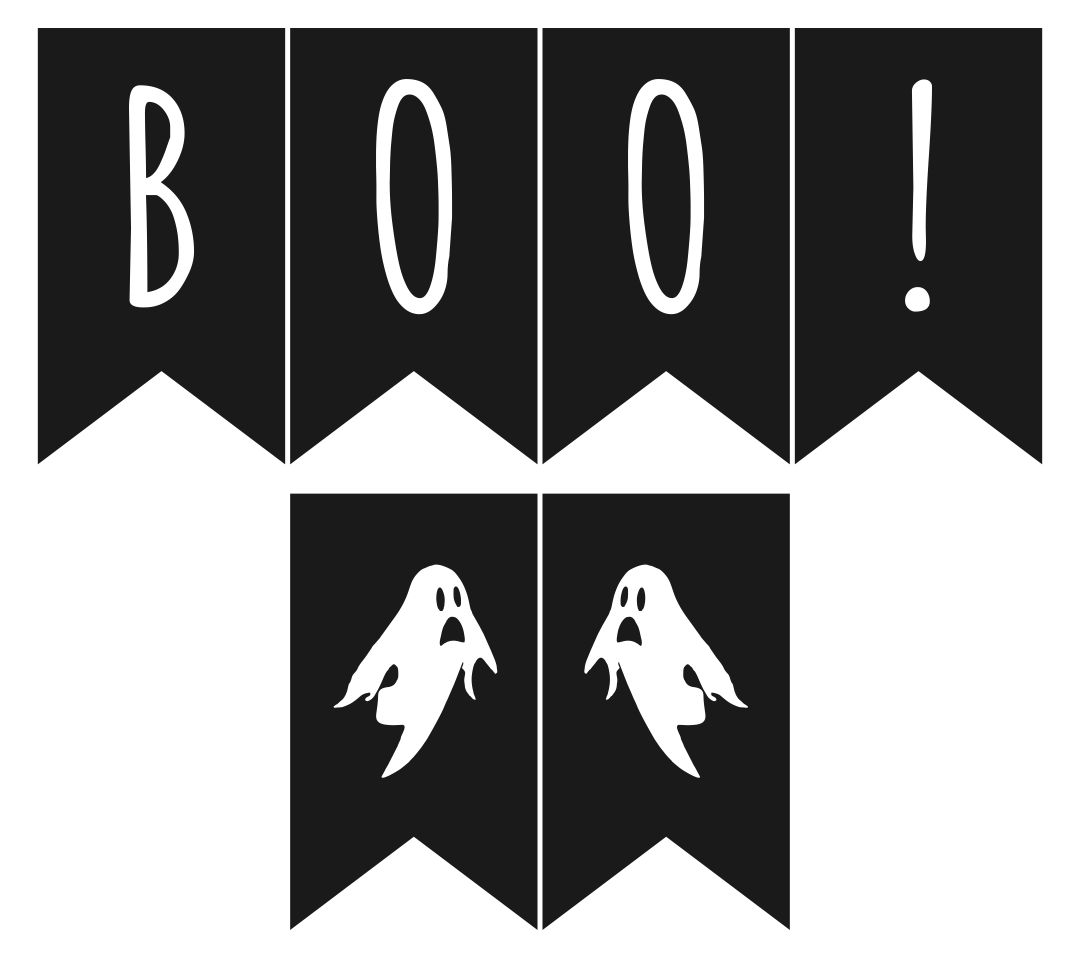 Halloween Printable Banners Letters