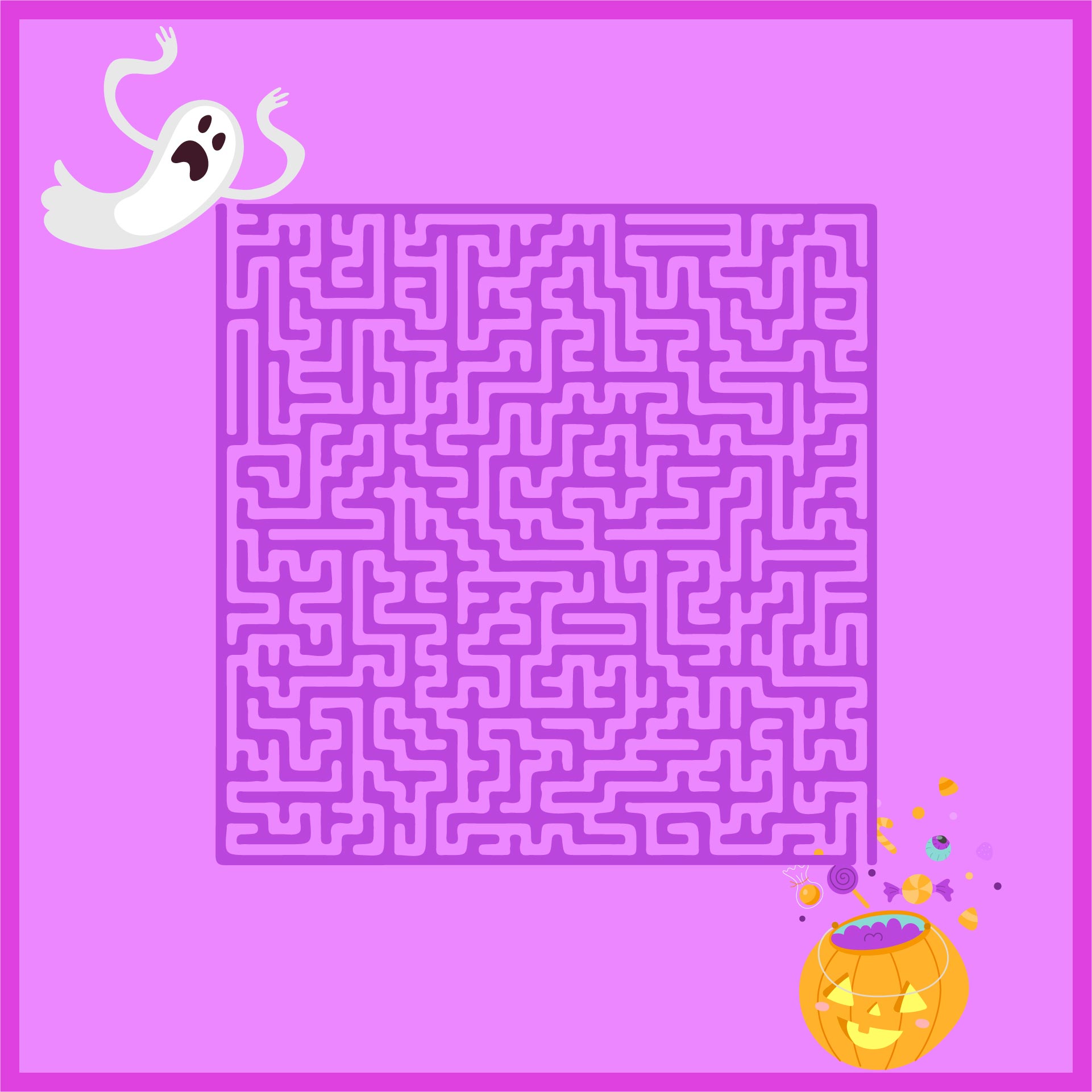 15 Best Printable Halloween Mazes And Puzzles PDF for Free at Printablee