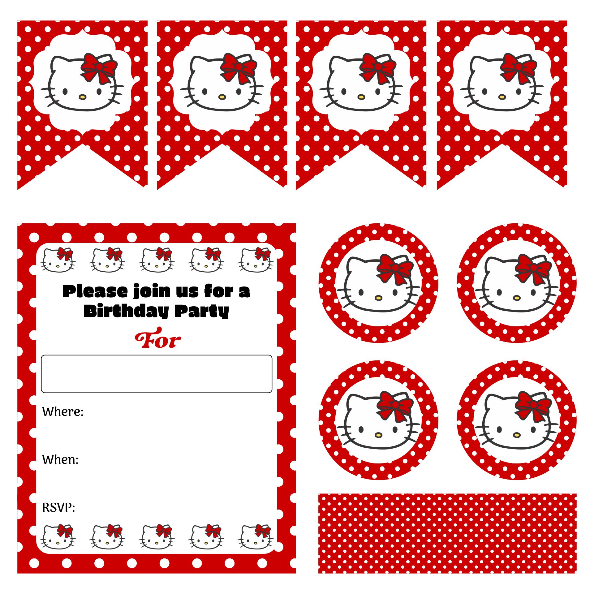 Hello Kitty Print Out