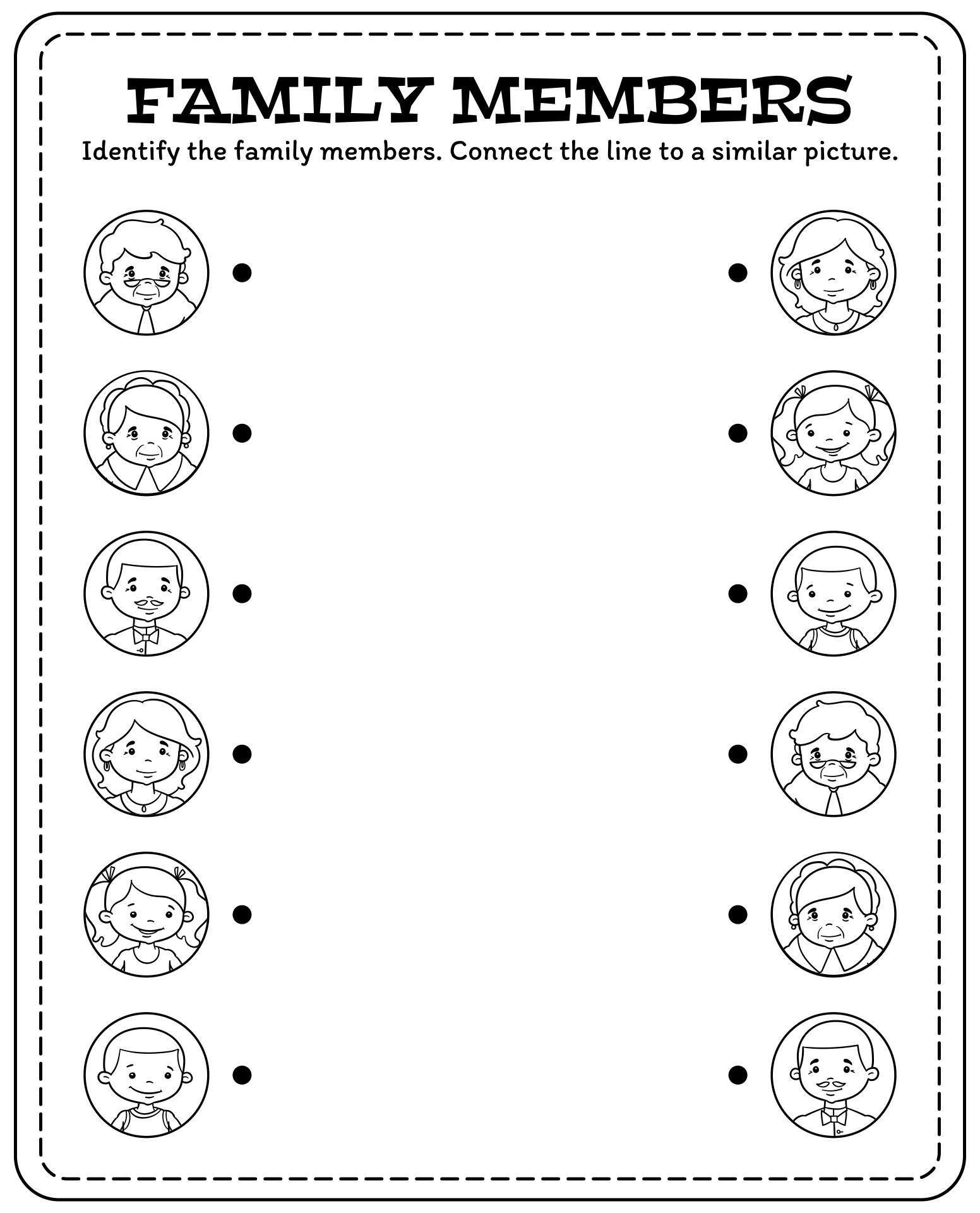 Pre-K Printables for Family