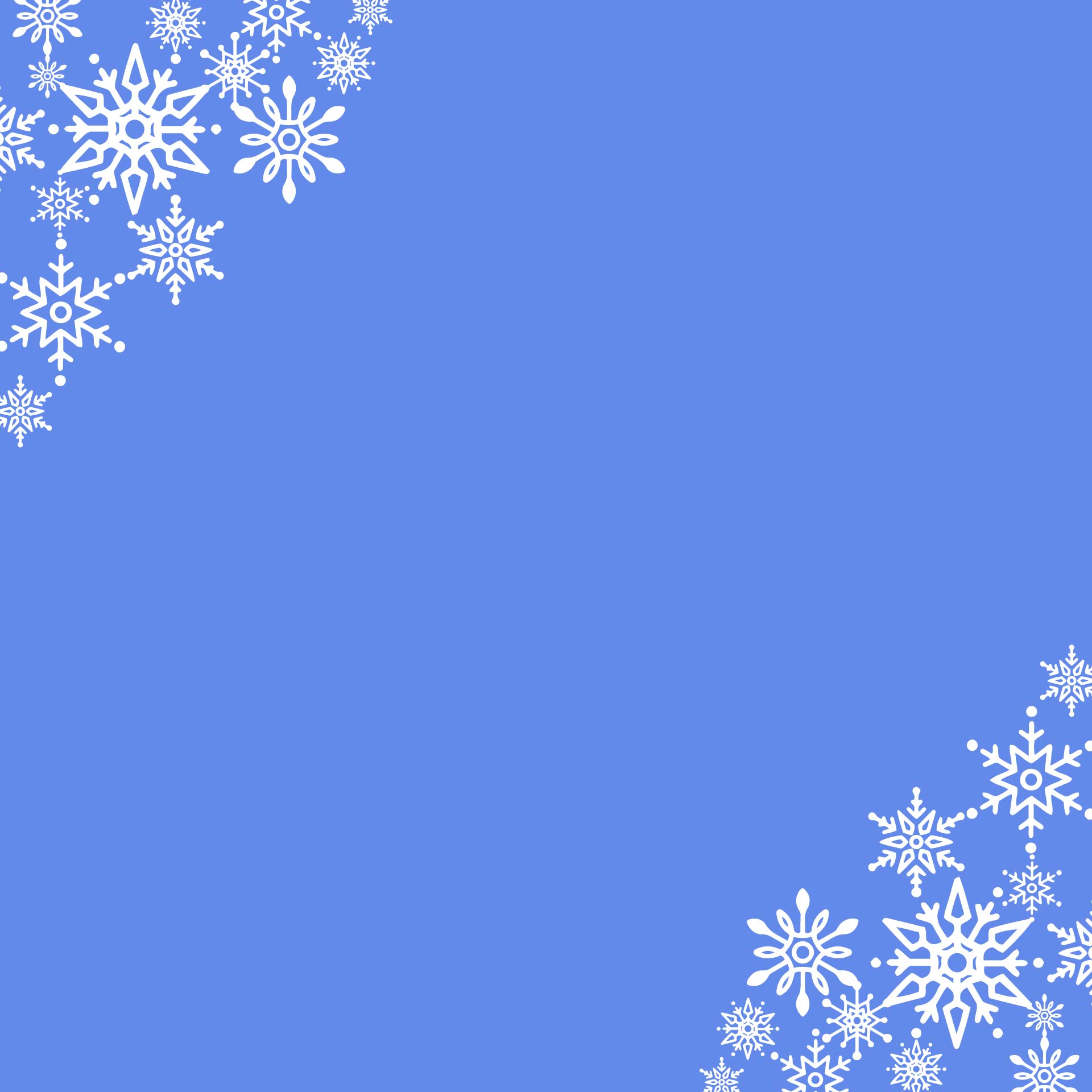 Snowflake Border Printable