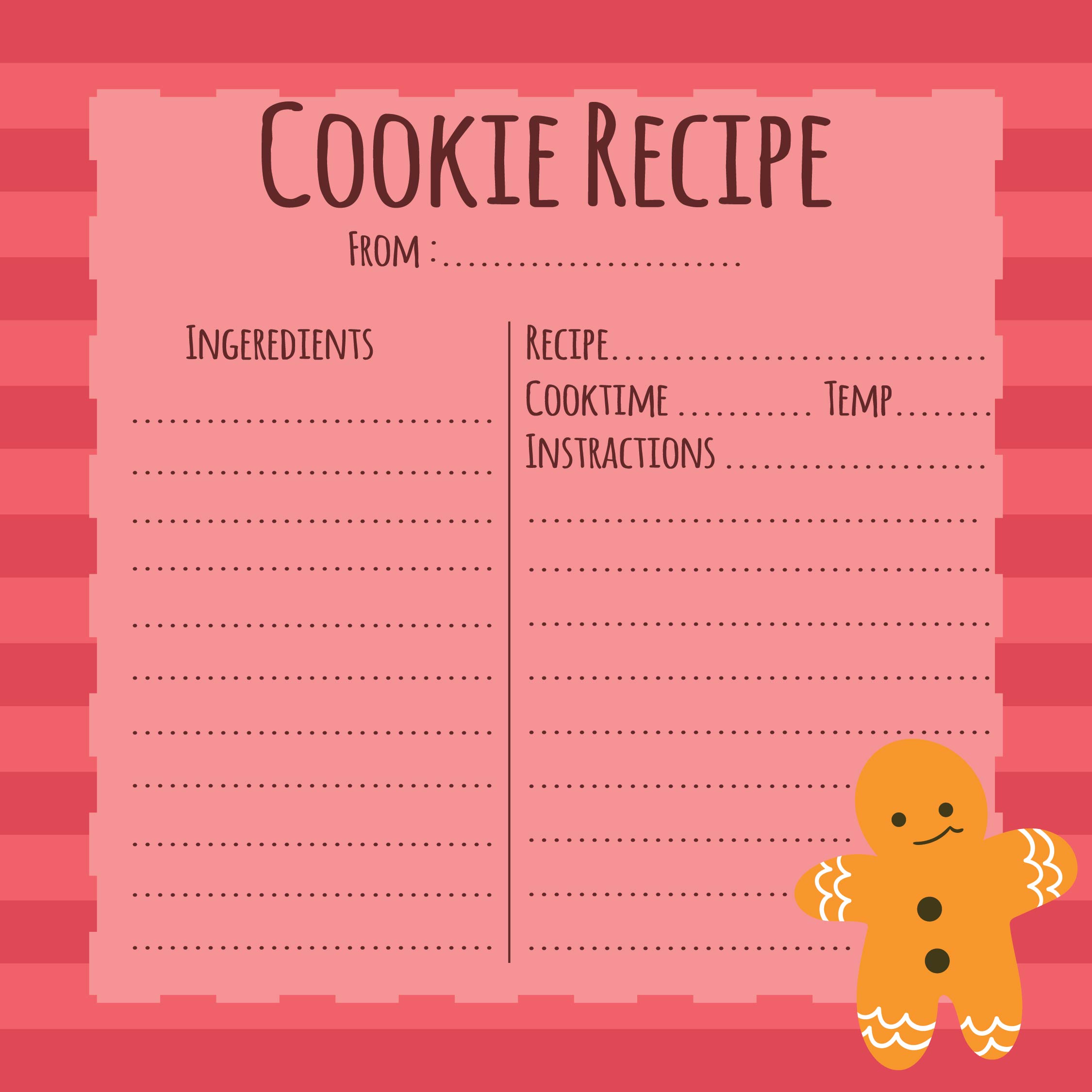 Christmas Cookie Recipe Cards 7 Free PDF Printables Printablee christmas-cookie-recipe-cards-7-free-pdf-printables-printablee