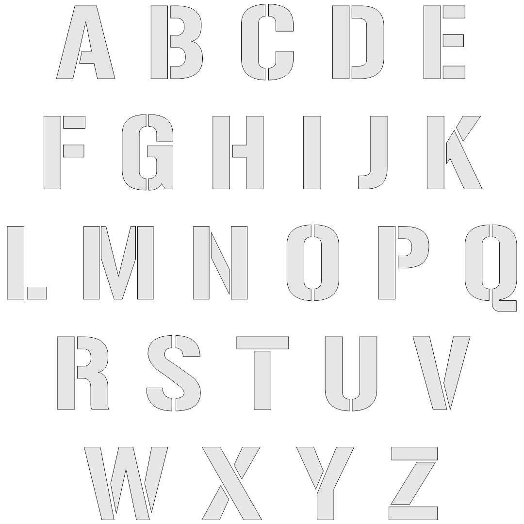 Free Alphabet Printables – Letters, Worksheets, Stencils & ABC