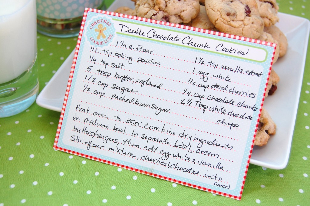 Printable Christmas Cookie Recipes