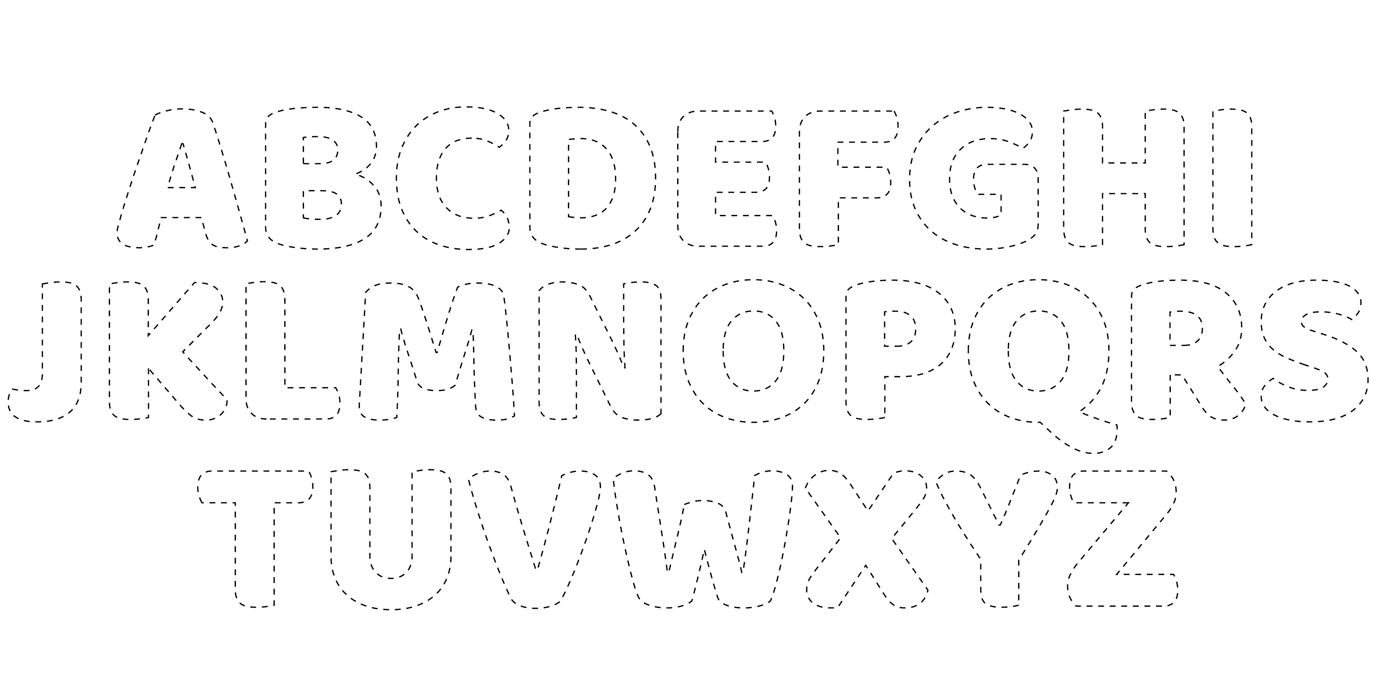 Cut Out Free Printable Letter Stencils FREE PRINTABLE TEMPLATES