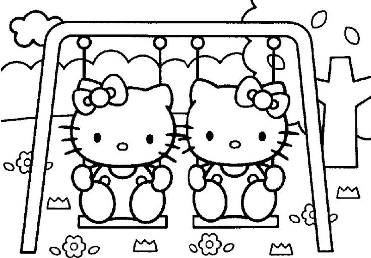 6 Best Hello Kitty Christmas Coloring Printables