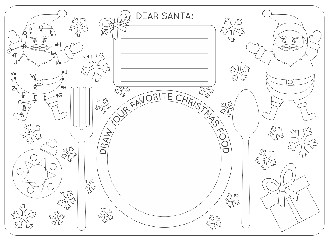 Christmas Coloring Placemats 10 Free PDF Printables Printablee craft-and-activities-for-all-ages-and-abilities-christmas-placemats-ready-to-print-and
