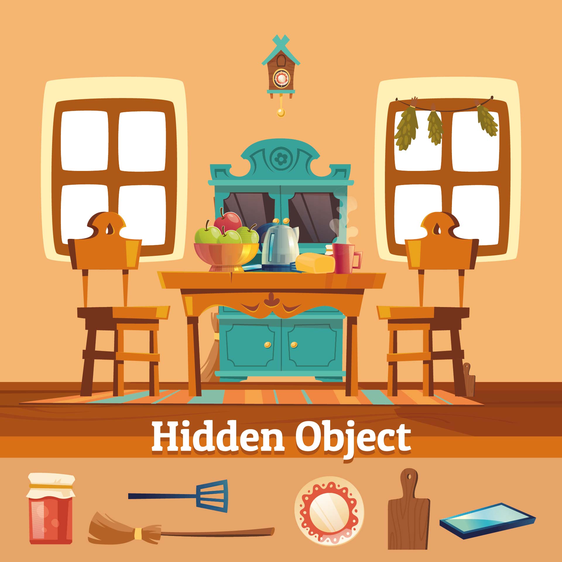 Printable Kids Hidden Object Puzzles