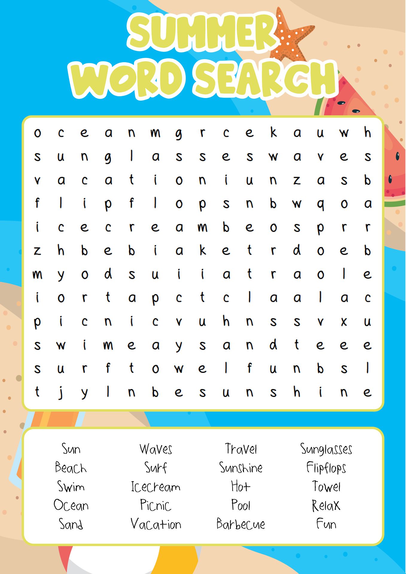 Printable Word Searches Printable Word Searches Powers Todd