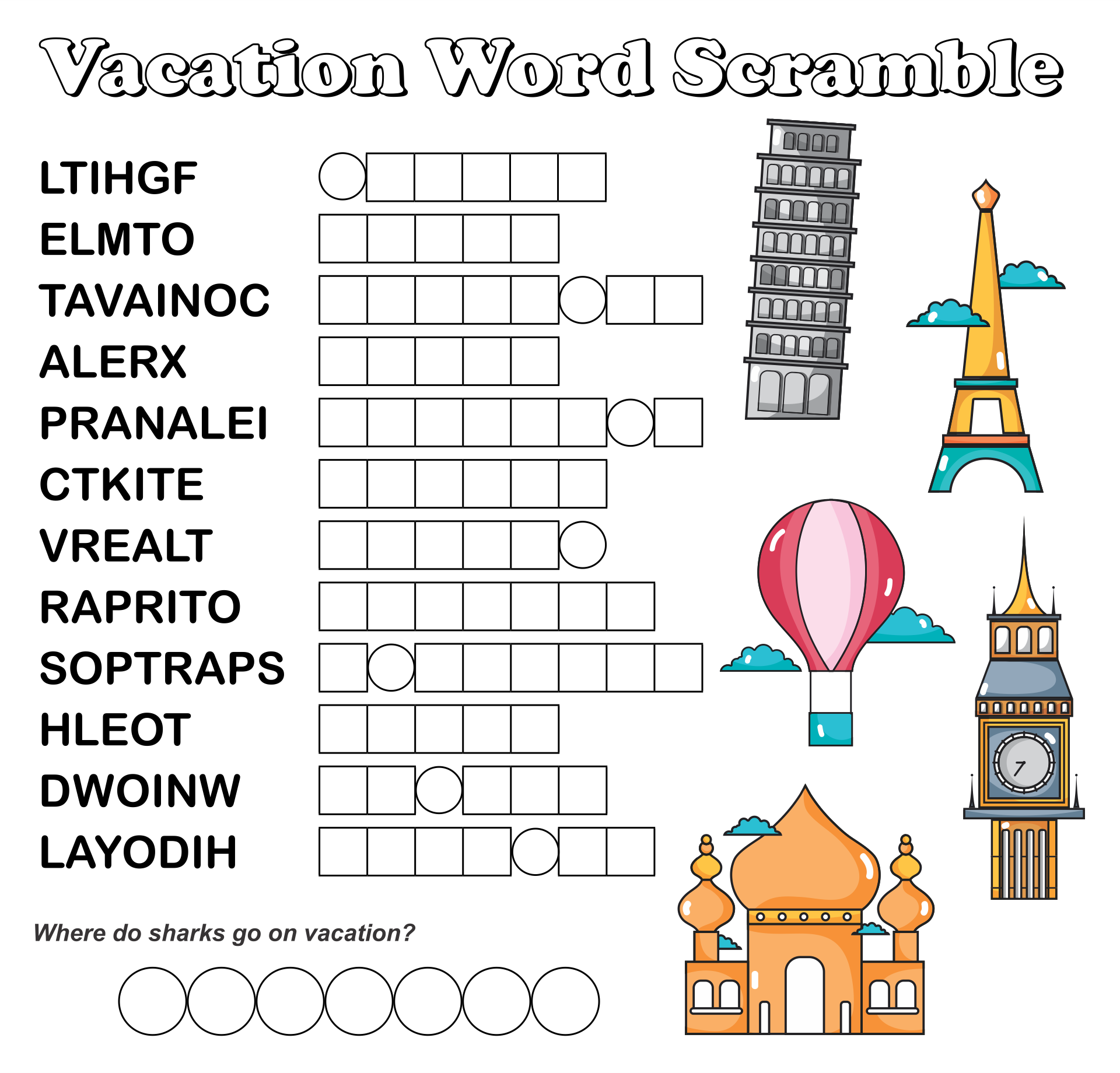 How To Make A Word Puzzle In Word