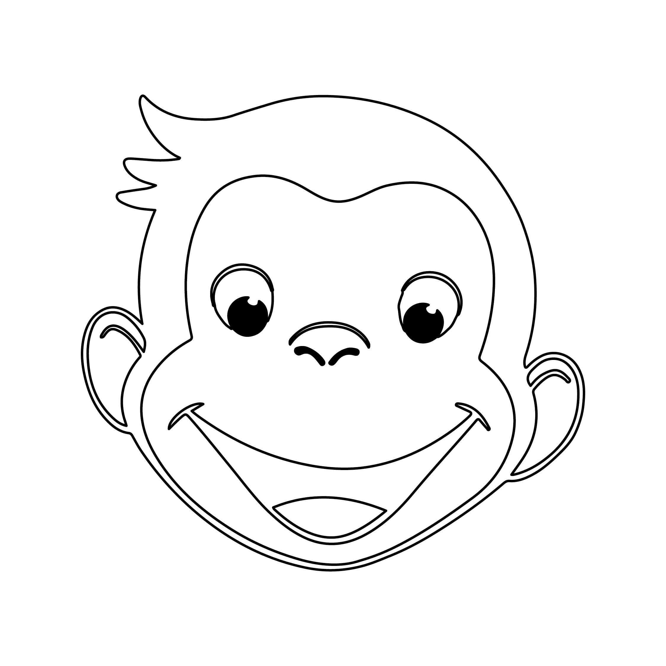 Curious George Pumpkin Coloring Pages