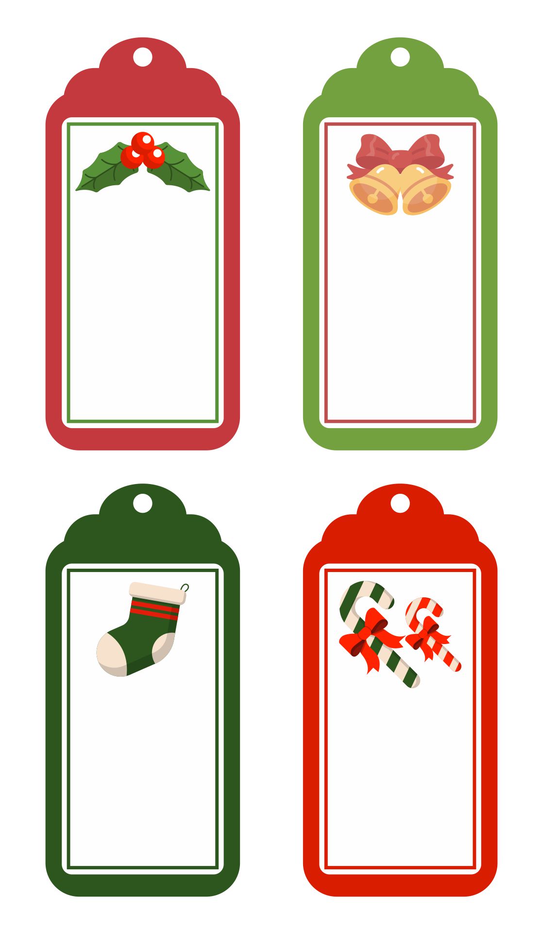 Christmas Gift Name Tags 10 Free PDF Printables Printablee