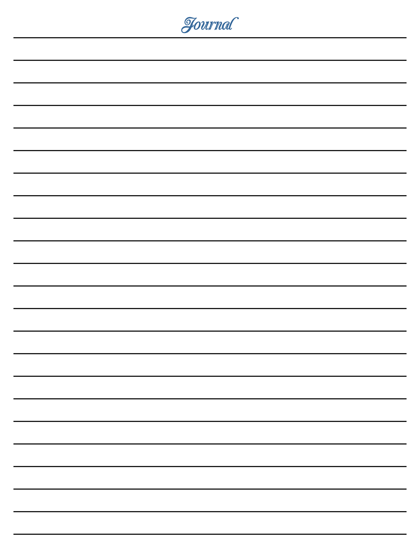 Free Printable Journal Pages Lined - Free Printable Templates